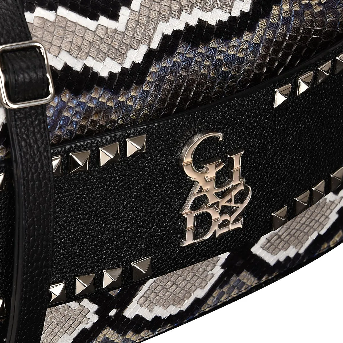 Fashionable Cuadra Blue Dress Python Handbag for Women