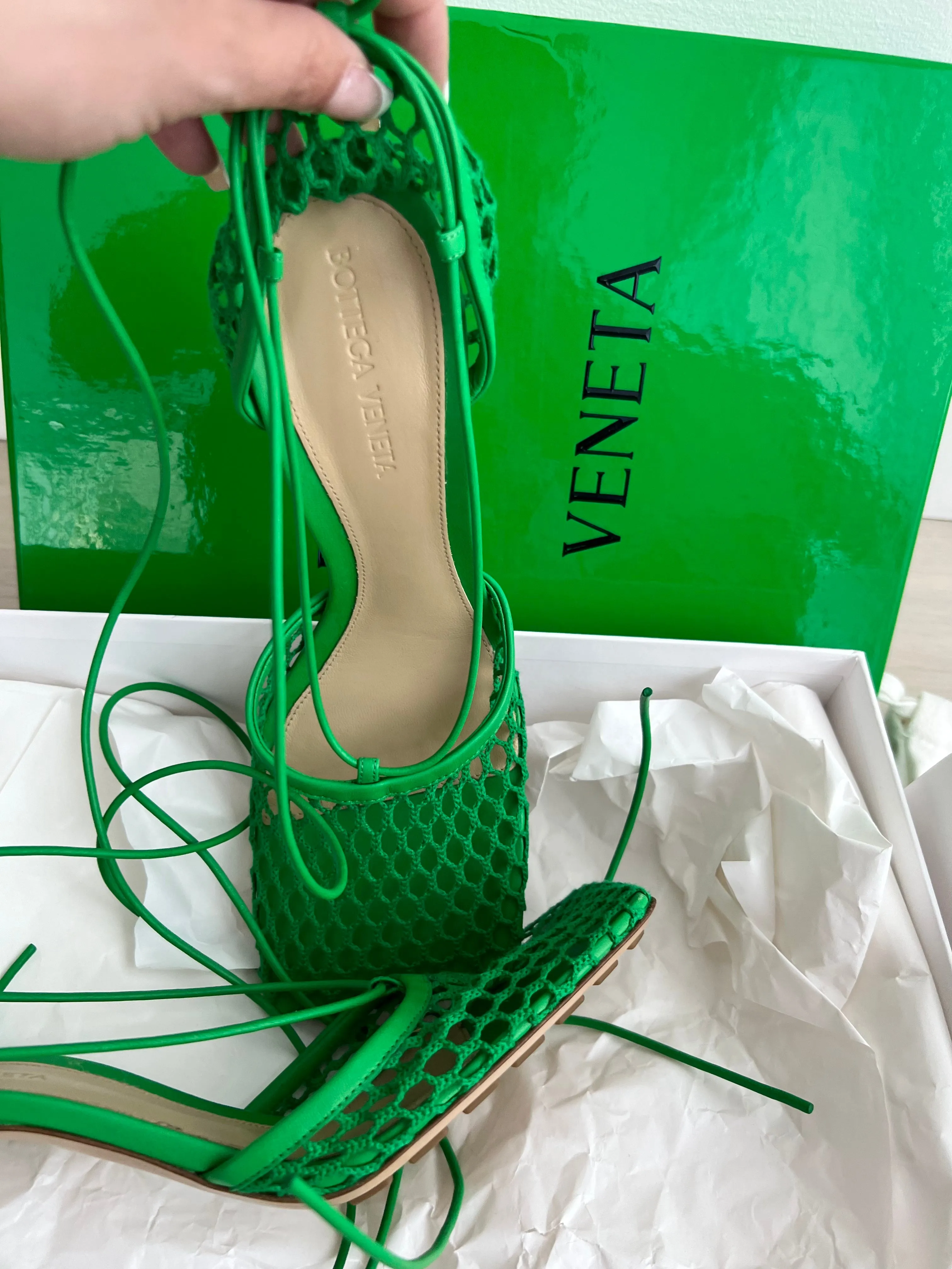 Bottega Veneta Stretch Heels