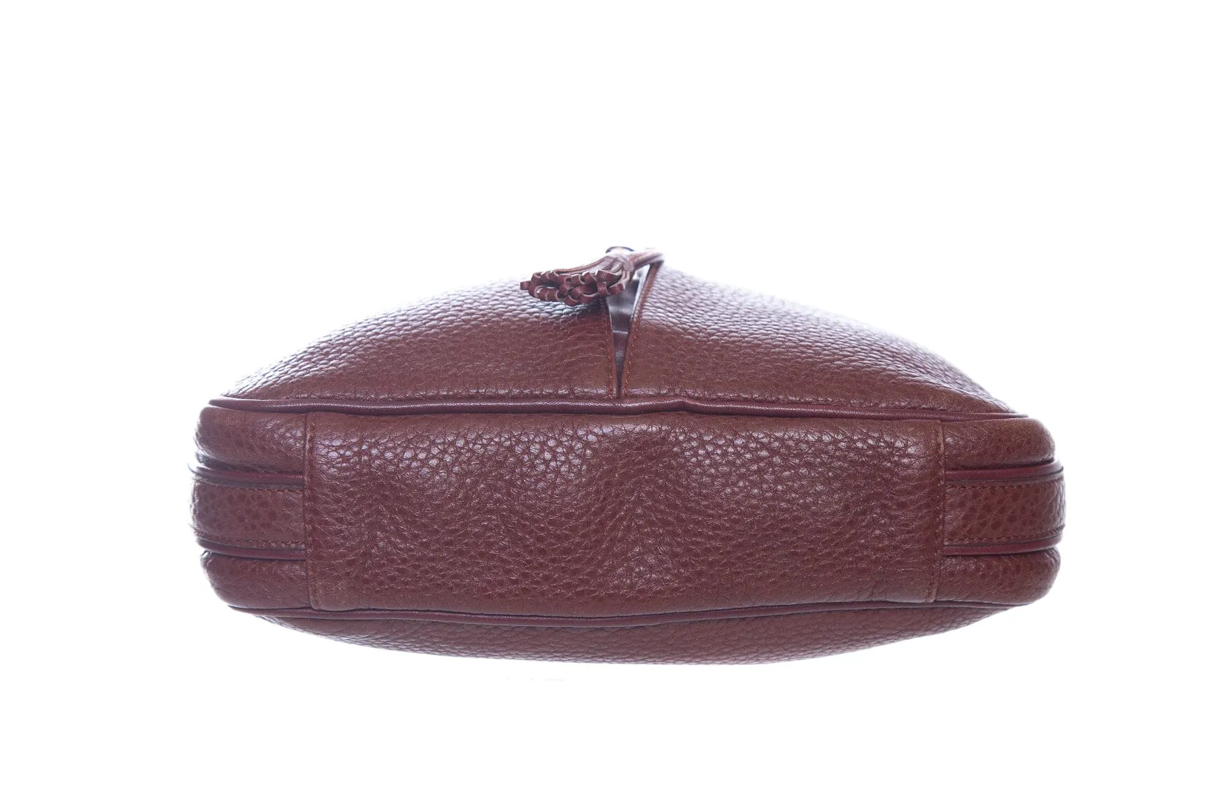 Cartier Red Grained Leather Must Line Handbag