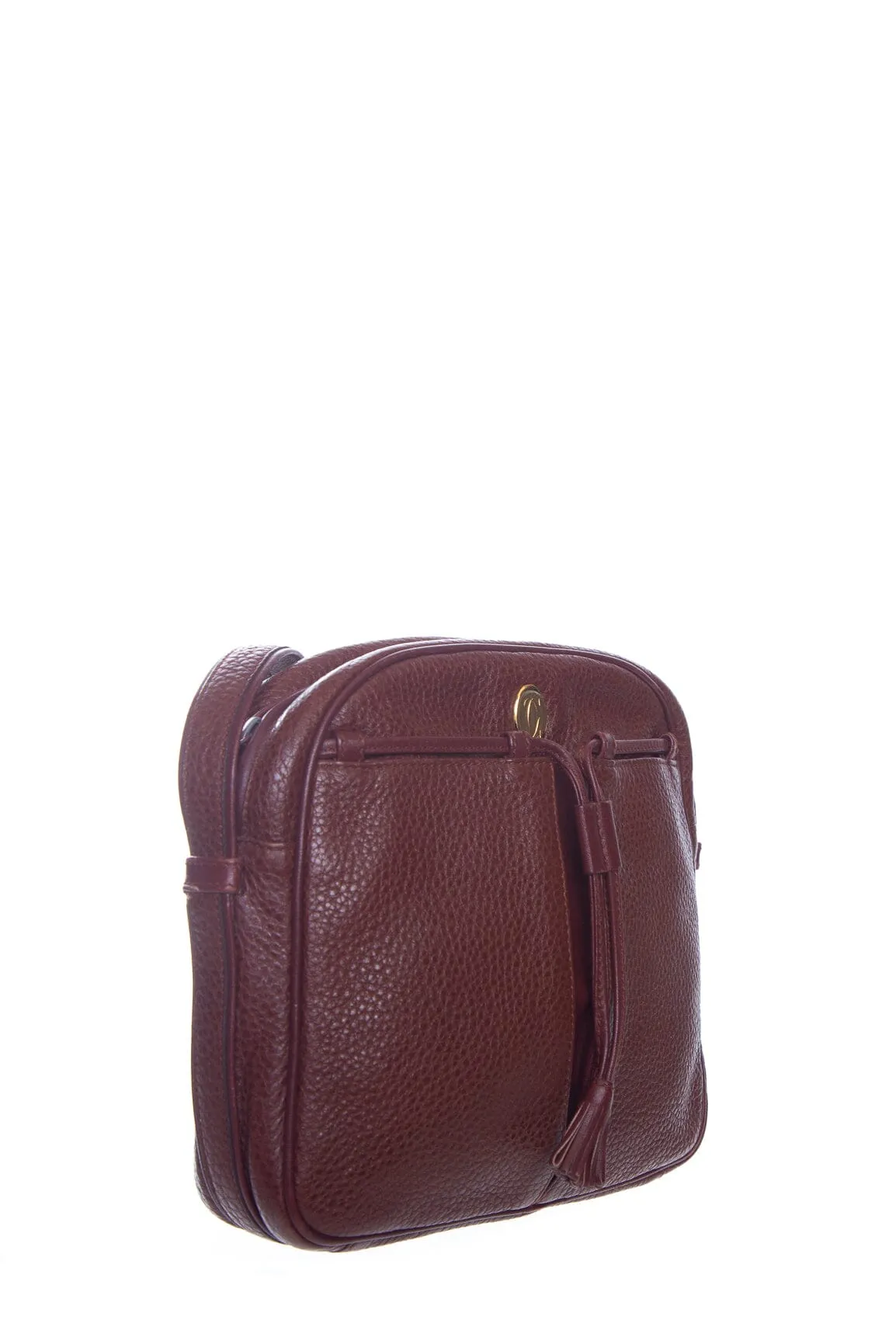 Cartier Red Grained Leather Must Line Handbag