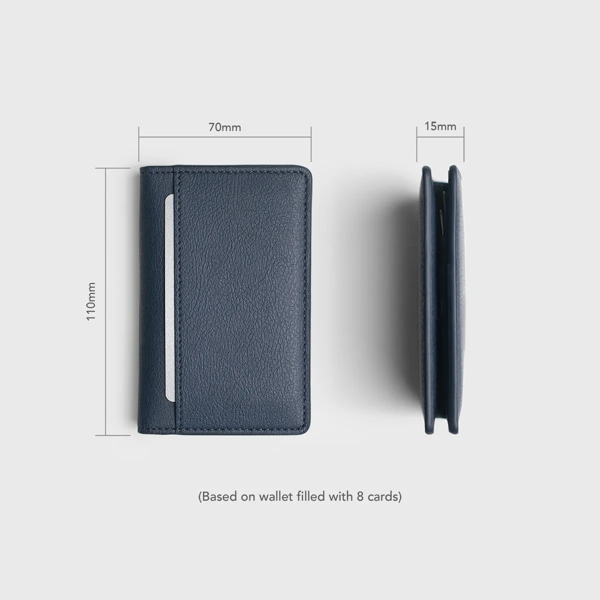 Compact Wallet | Grained Apple Skin
