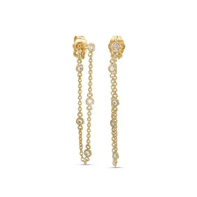 Diamond Chain Earrings