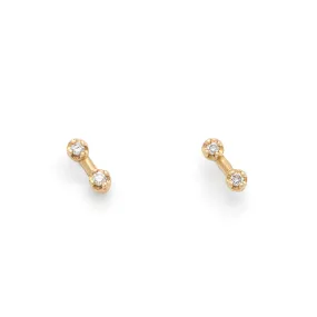 Dimple Bar Earrings