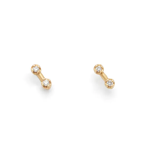 Dimple Bar Earrings
