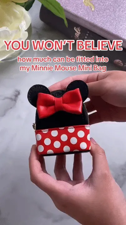 Disney Minnie Mouse Faux Leather Mini Bag