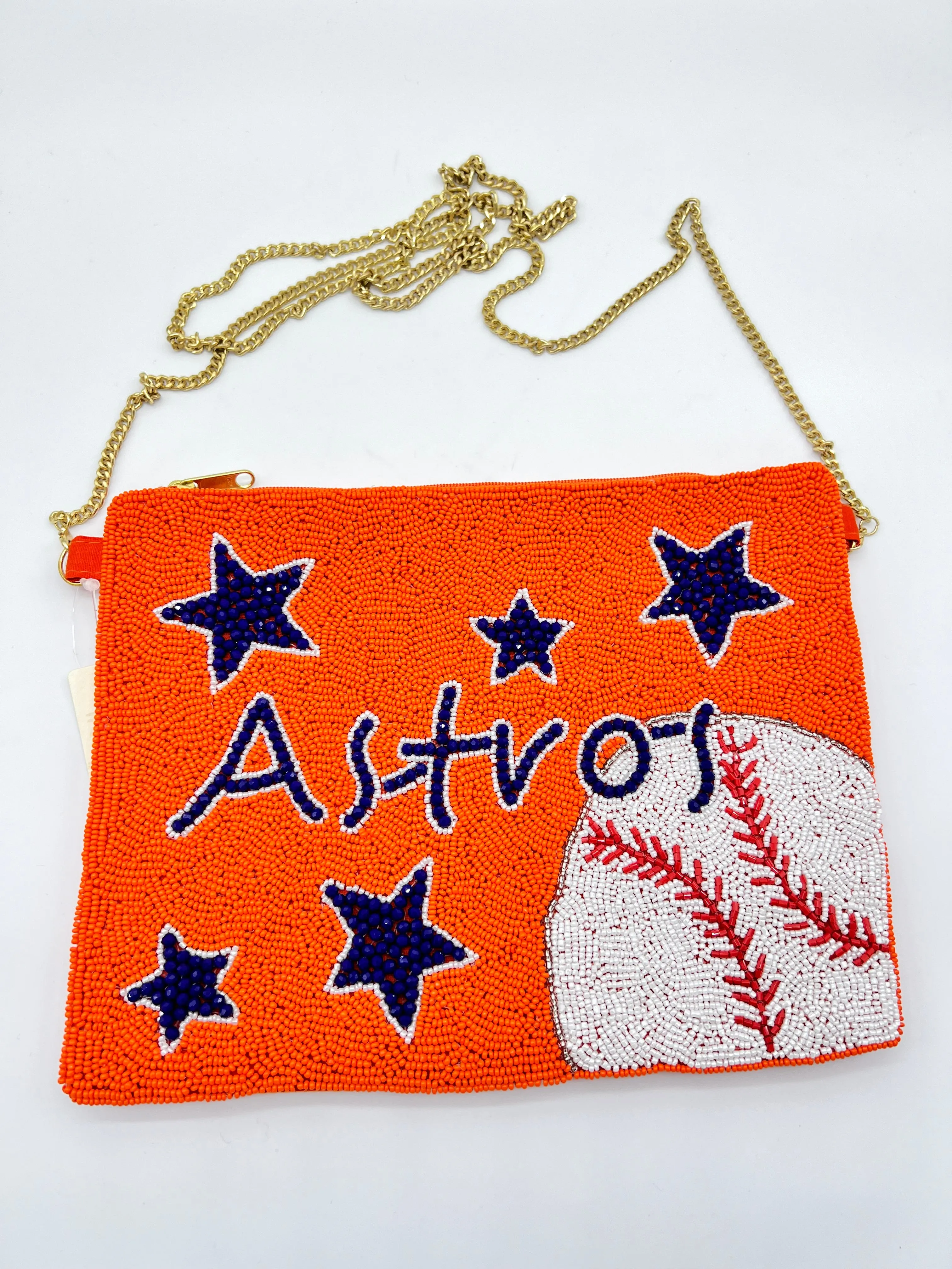 H-town Baseball Team Beaded Handbags (Multiple different styles)