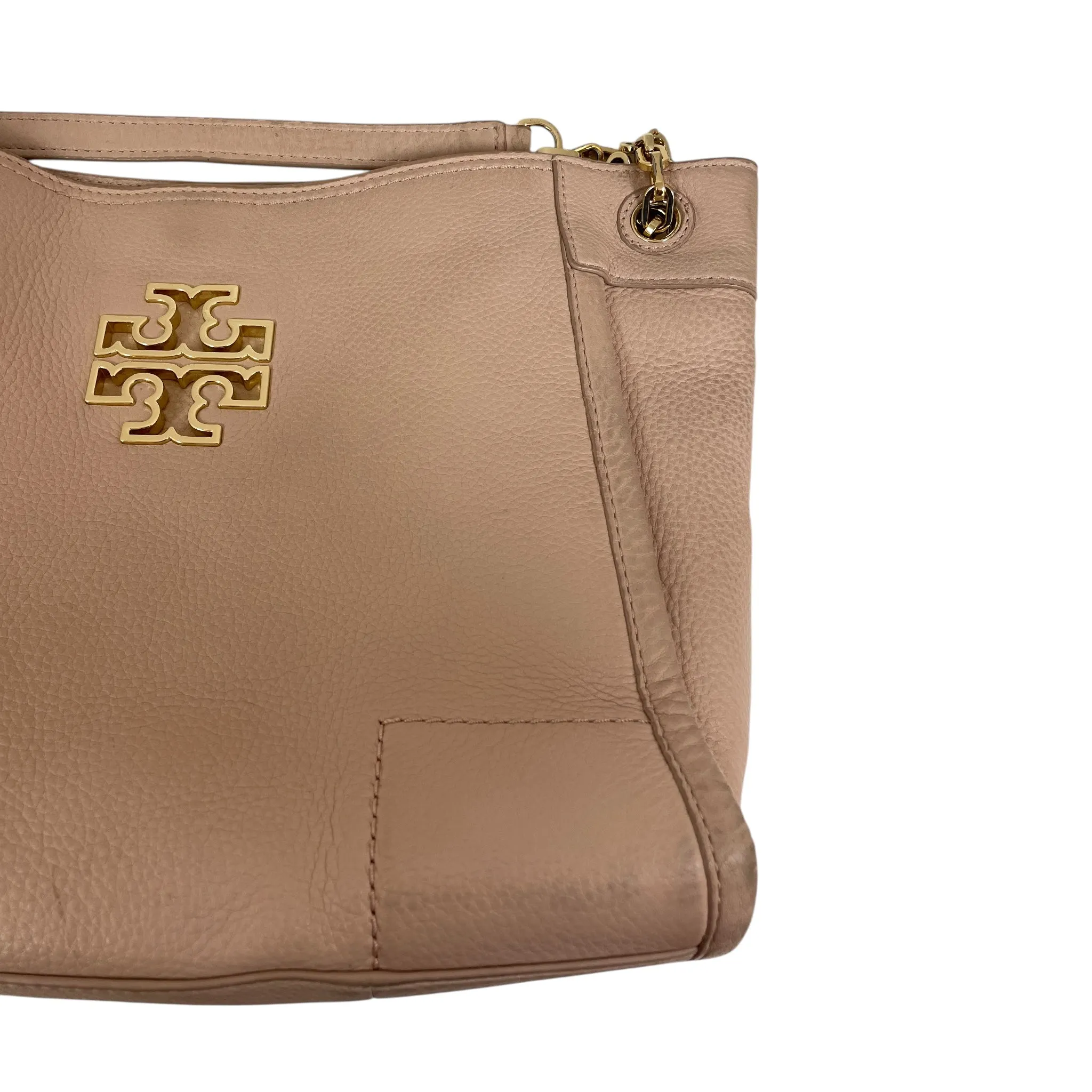 Handbag Designer By Tory Burch In Pink, Size:Medium