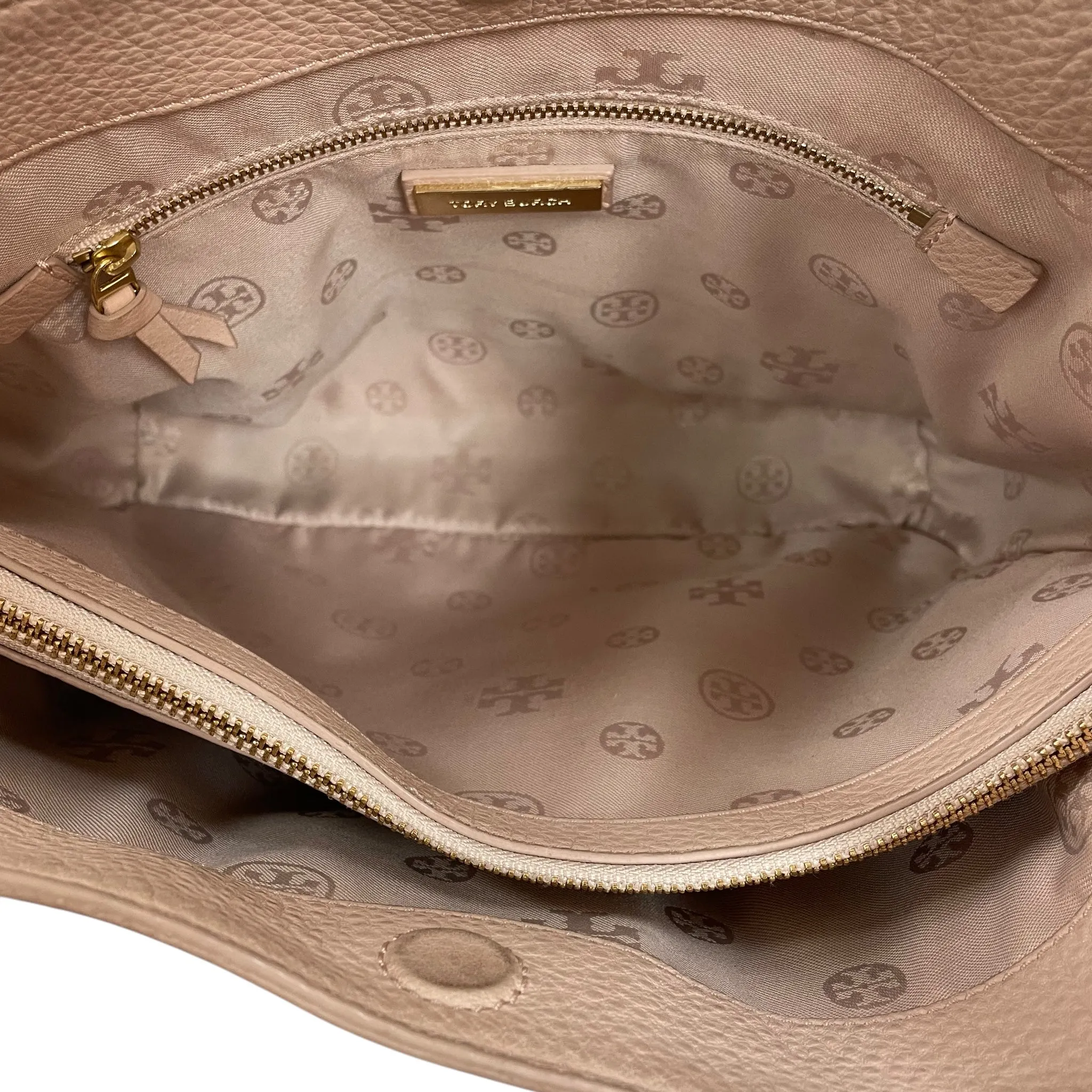 Handbag Designer By Tory Burch In Pink, Size:Medium