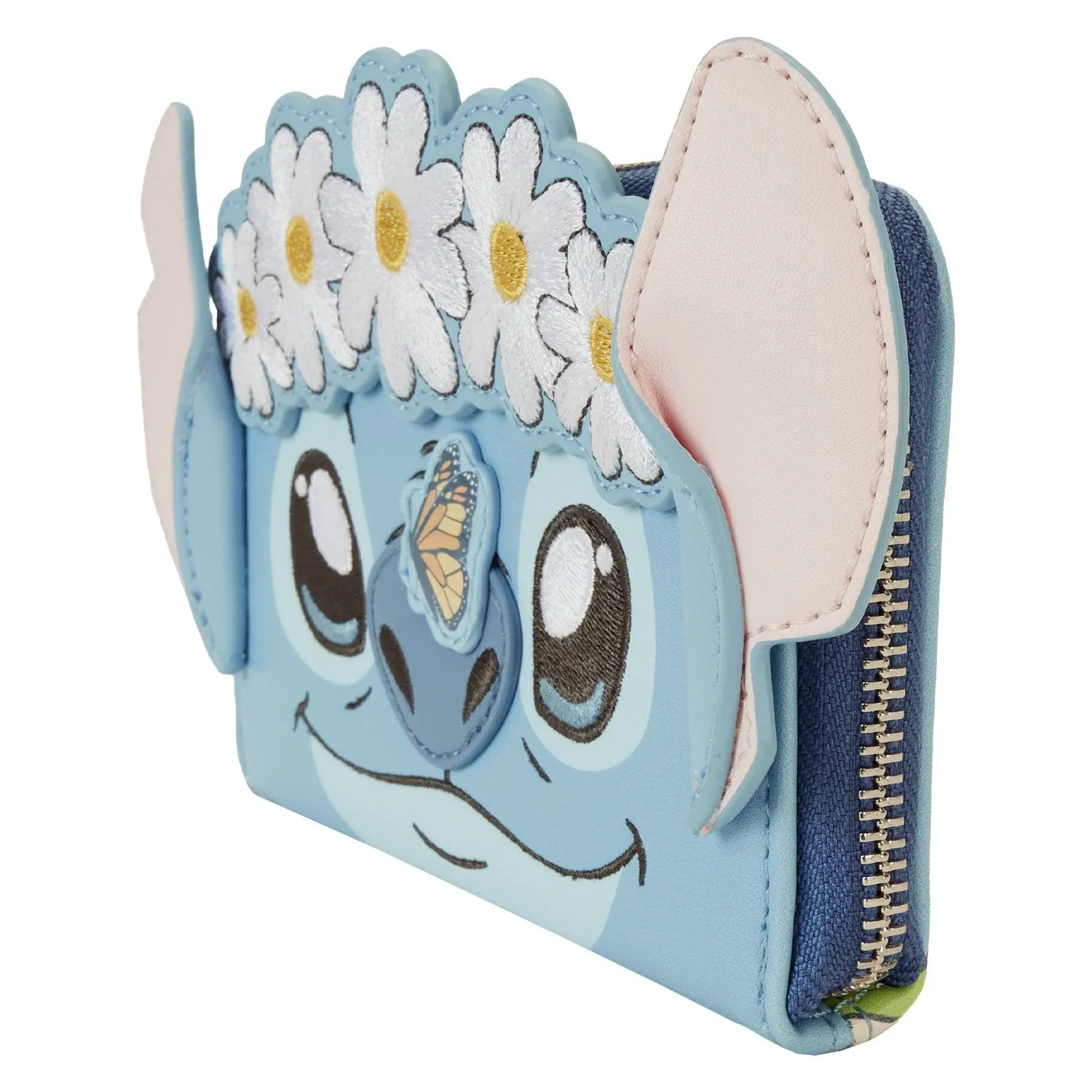Loungefly Disney Lilo and Stitch Springtime Stitch Cosplay Zip-Around Wallet