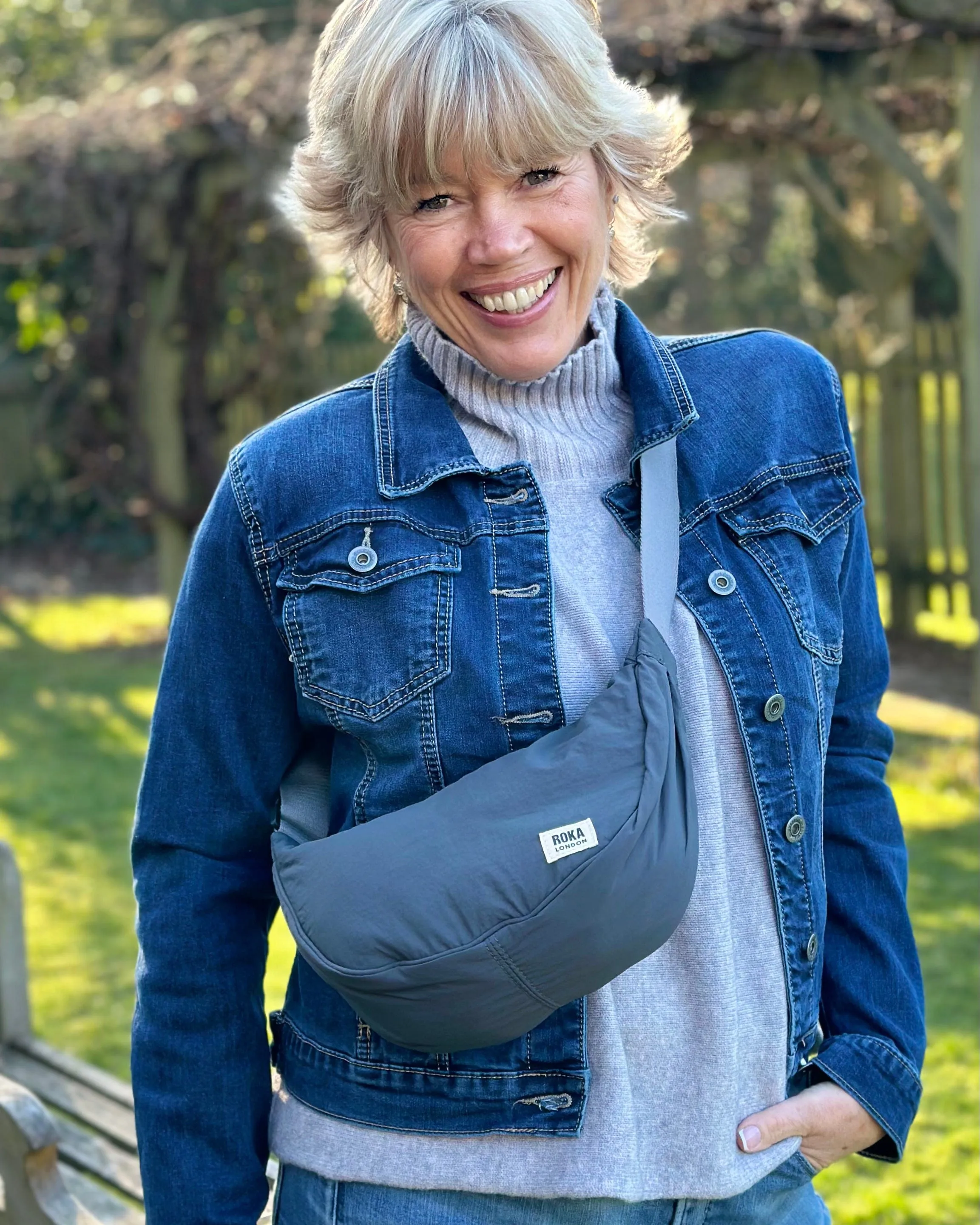 Recycled Taslon Belt Bag - Charcoal
