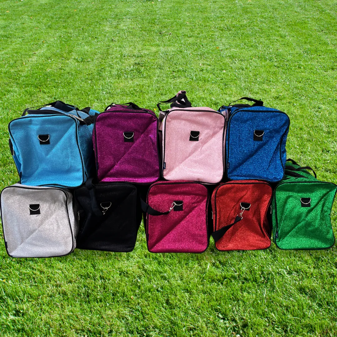Red Glitter NGIL Canvas Carry on 20 Duffle Bag