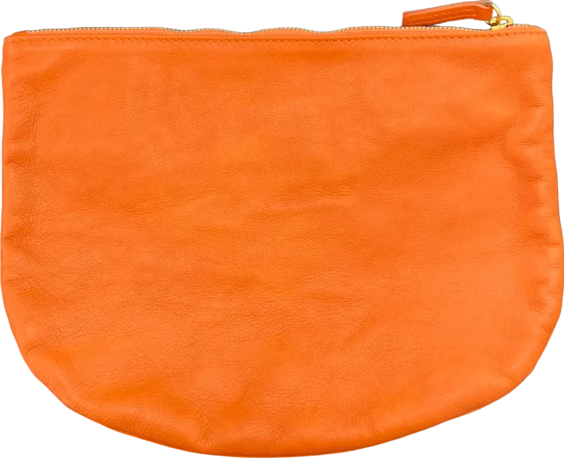 Russell & Bromley Orange Crochet Hobo Bag