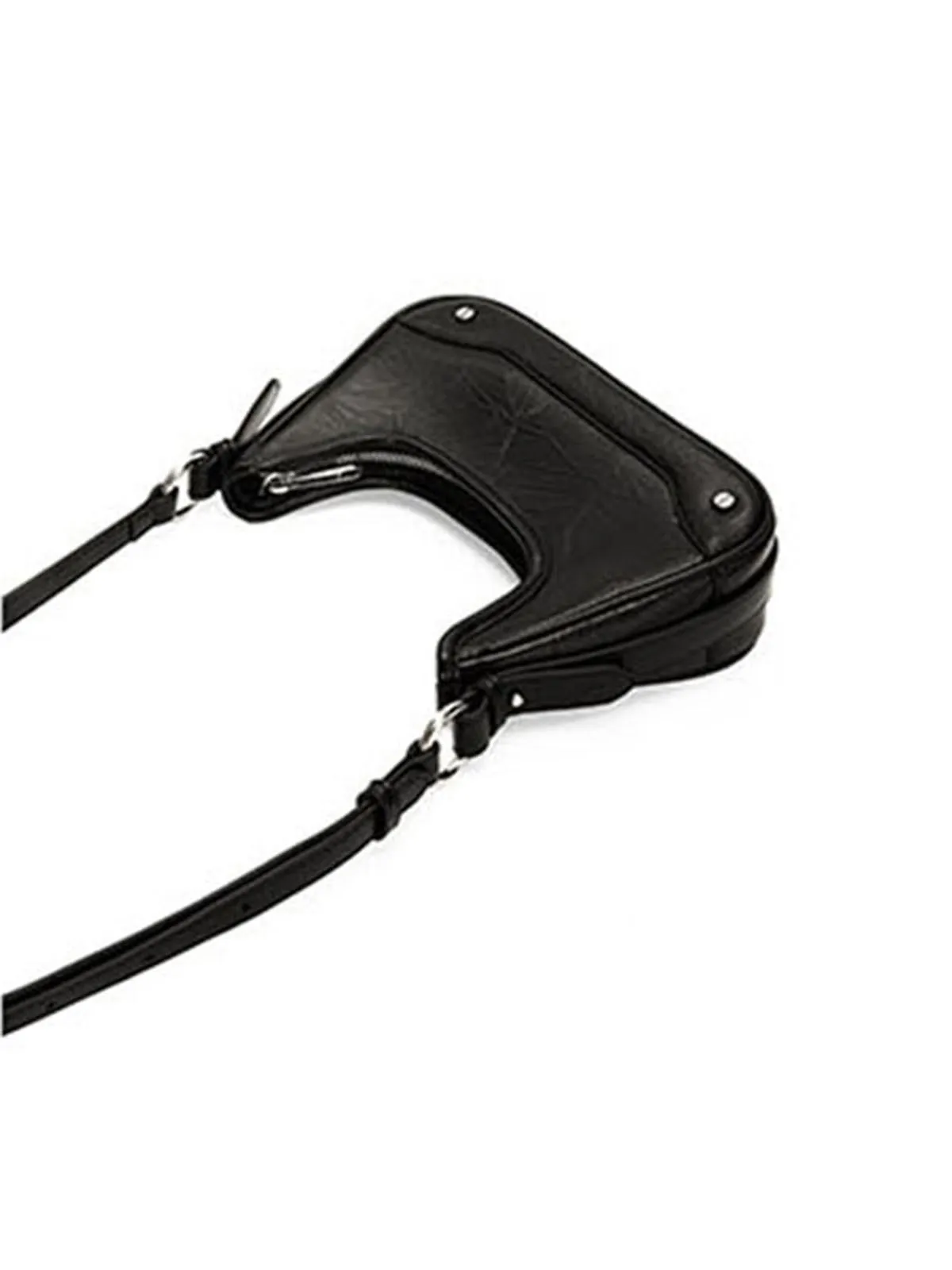 Smting | Small Baguette Bag with Chain and Leather Strap