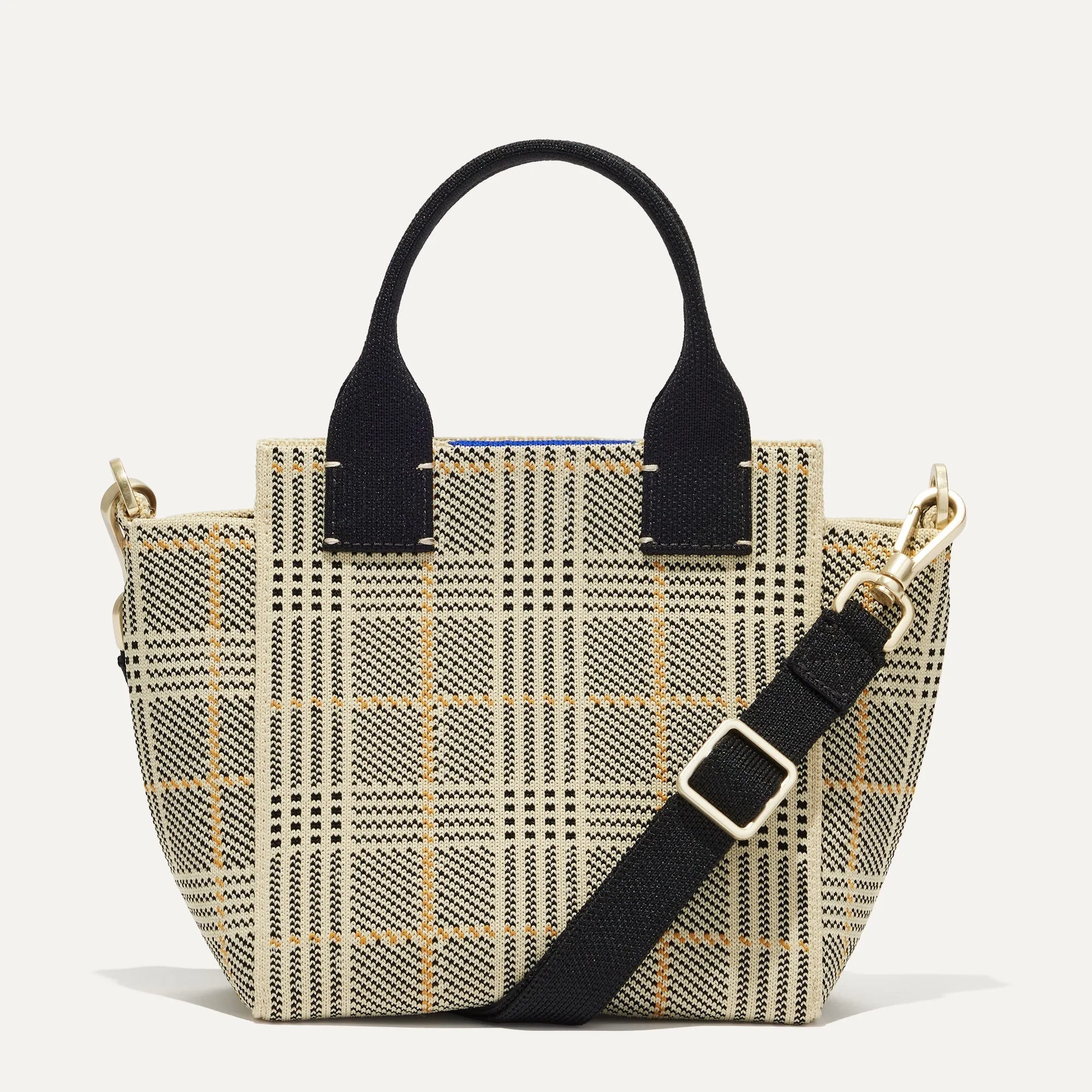 The Mini Handbag - Ivory Glen Plaid