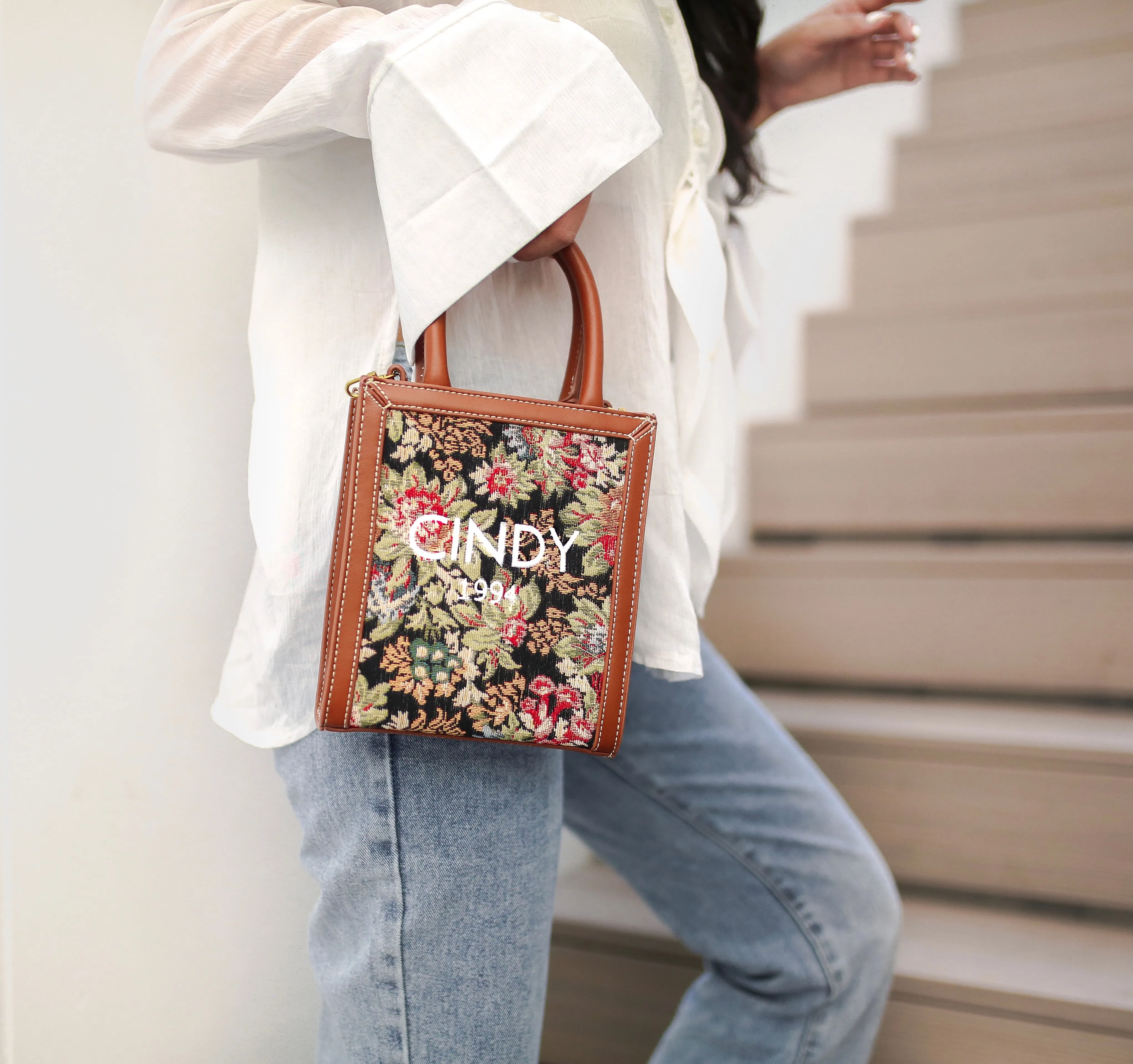 Vertical Tote Bag