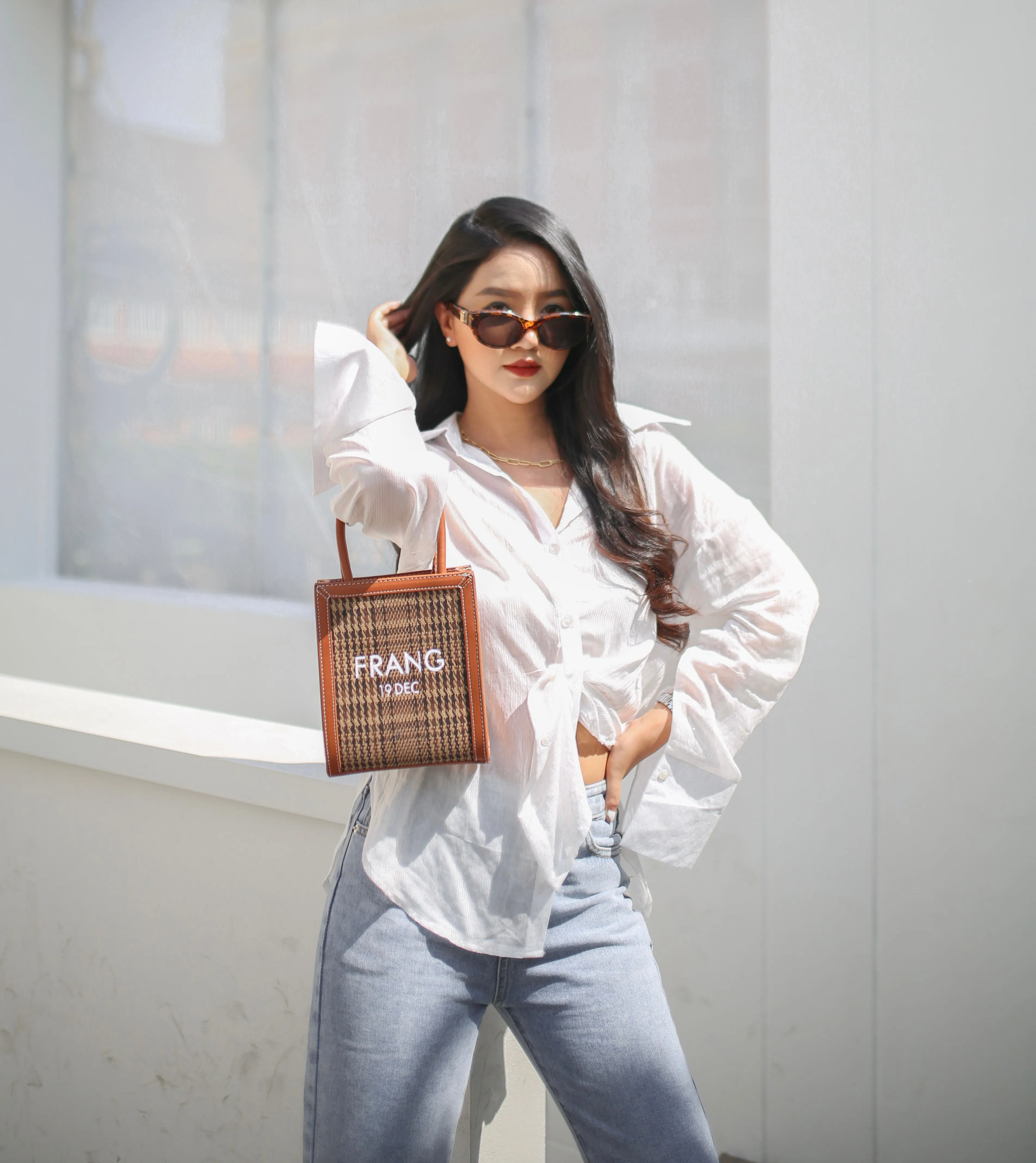 Vertical Tote Bag