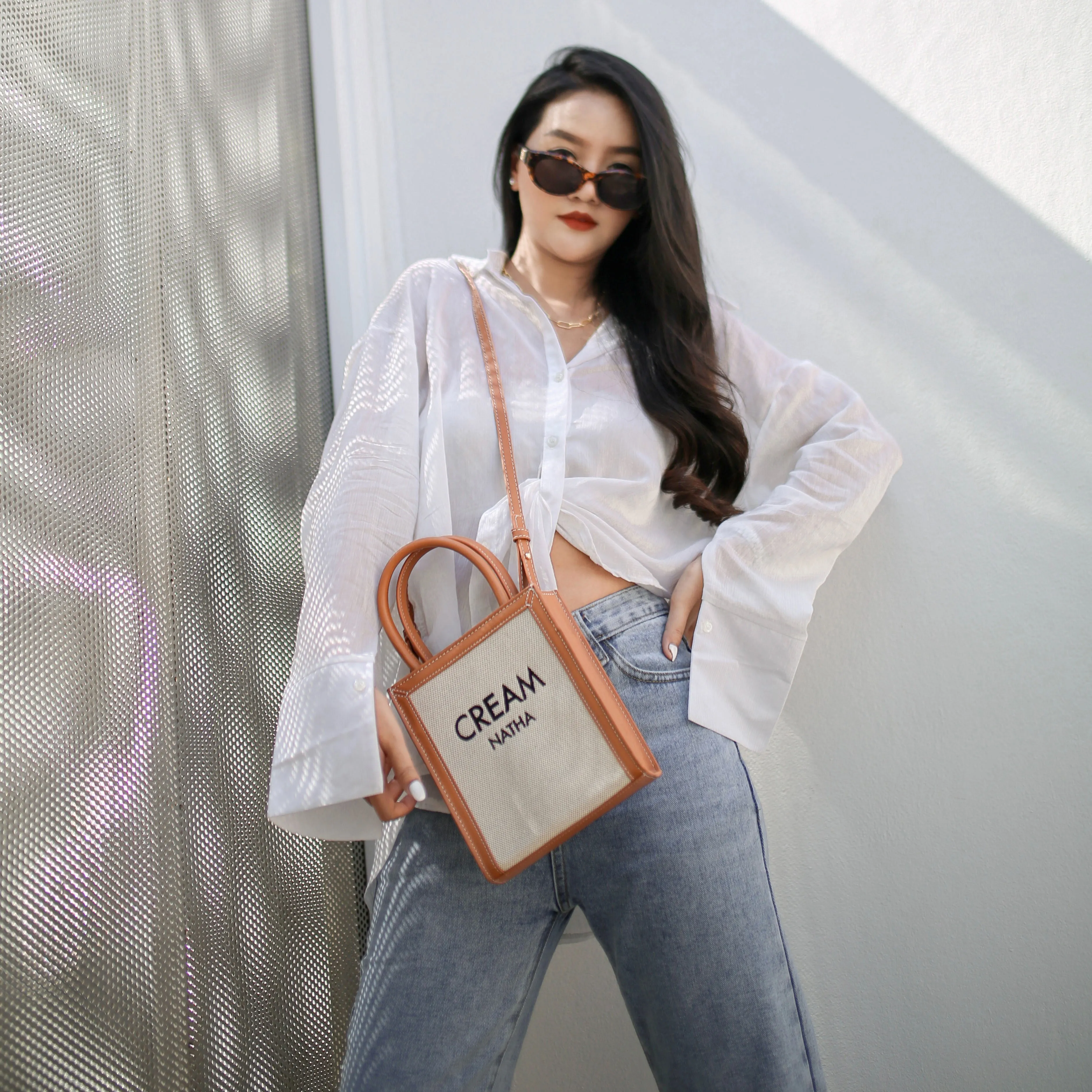 Vertical Tote Bag
