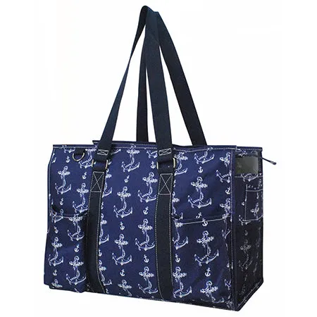 Vintage Anchor NGIL Zippered Caddy Large Organizer Tote Bag